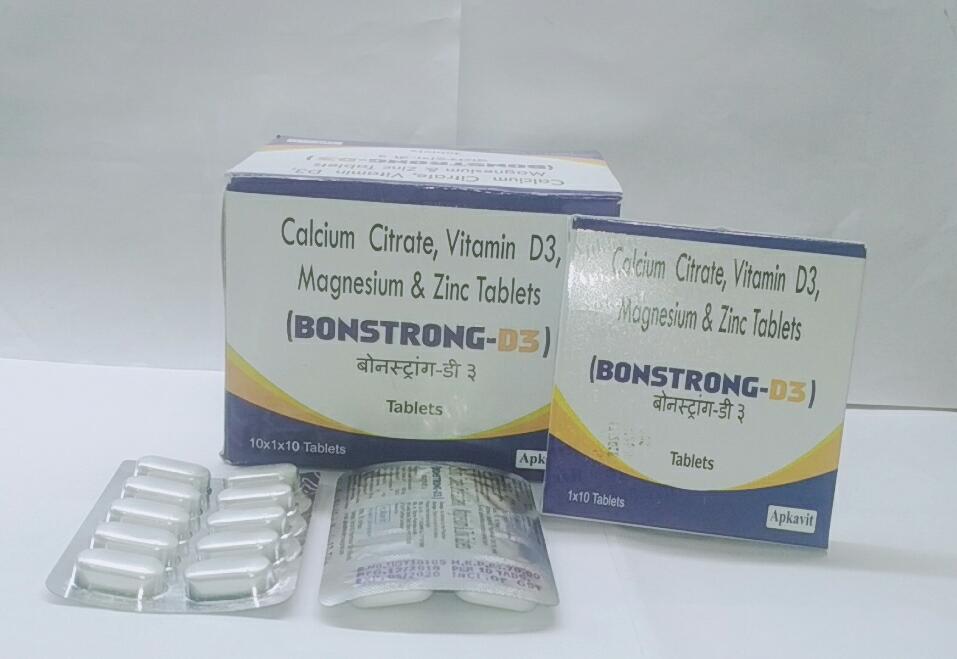 Calcium Citrate vitamin D3 Magnesium and Zinc Tablets